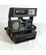 Vintage Polaroid Black Sun 660 Autofocus Instant Camera w/Strap Untested... - $44.99