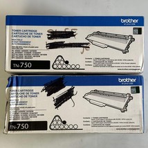 2 OEM Brother HL-5440D,8510DN,8950DWT High Yield Toner Cartridges TN-750... - $107.53
