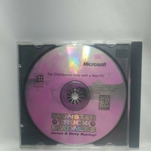 Monster Truck Madness Down &amp; Dirty Racing Vintage 1996 Microsoft CD Disc... - $9.90