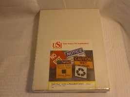 USI Opti Clear Laminating Pouches 70ct 9x11 1/2 Letter w Rounded Corners... - $26.99