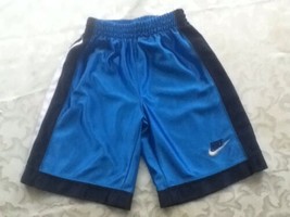 Nike short Size 4 blue and white basketball sports athletic gym boys - £5.02 GBP