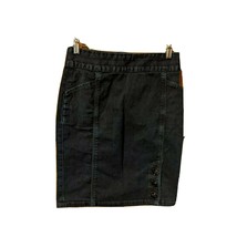 Mossimo Size 6 Jean Skirt Denim Button Slit - £11.77 GBP