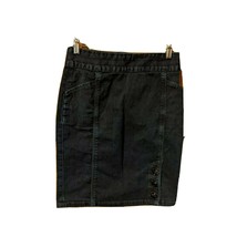 Mossimo Size 6 Jean Skirt Denim Button Slit - £11.19 GBP