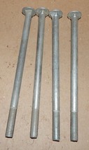 3/8&quot; x 7&quot; x 16 TPI NC Carriage Bolts Galvanized You Choose Amount USA 182H - £4.65 GBP