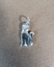 James Avery 925 Sterling Silver Cat Charm Gato - £30.71 GBP