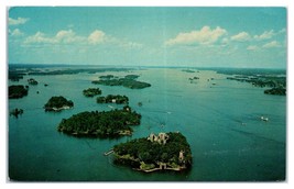 Alexandria Bay Heart Island Thousand Islands New York Unused Postcard - £11.67 GBP