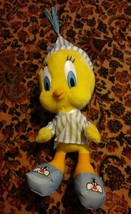 003 Vintage 1998 Bedtime Plush Tweety Bird Big Night Cap - £19.87 GBP