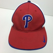 MLB Genuine Nike Team Fit Red White Blue Phillies Baseball Hat One Size - £20.03 GBP