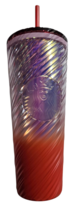 Starbucks Sunrise Whirl Cold Cup Tumbler Gradient Straw 24 oz NEW - $34.99