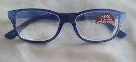 Ultra Thin ~ Aspheric Lenses ~ Blue R2108 ~ Plastic Reading Glasses ~ +3... - £11.72 GBP