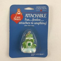 Care Bears Good Luck Attachable Key Ring Zipper Vintage 1985 American Greetings - £18.84 GBP