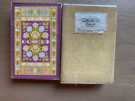 Carte da gioco vintage Congress Cel U Ton Finish - $30.29