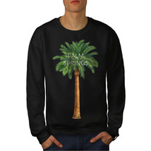 Wellcoda Palm Springs Mens Sweatshirt, California Casual Pullover Jumper - £23.83 GBP+