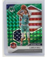 20-21 Mosaic Lamelo Ball Rookie National Pride Green Prizm Charlotte Hor... - £38.87 GBP