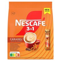 Nescafe instant coffee 3in1 CARAMEL -10 single portions-On The Go-FREE SHIP - $12.86