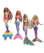 Mattel Barbie Mermaid lot  Color Reveal Doll , Dreamtopia ,light up lot ... - $39.59