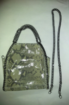 Borse in Pelle / Made in Italy Genuine Leather Shoulder Handbag Snake Print - £35.60 GBP