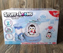 STUFF-A-LOONS Snowglobe Maker Kit Value Set PENGUIN Create Stuffed Balloons - $14.76