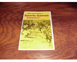 Vintage Avalon Hill Sports Games Catalog, No. 2 and No. T3343 - $7.95