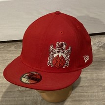 New York Yankees Hat Baseball Cap Fitted 7 3/8 New Era Red MLB - $88.62