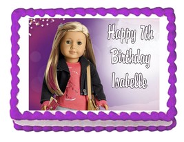 American Girl Isabelle 2014 Edible Cake Image Cake Topper - £7.85 GBP+