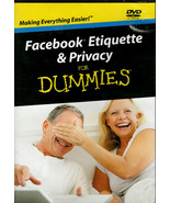 Facebook Etiquette &amp; Privacy for Dummies - DVD - $6.99