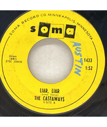 The Castaways ‎– Liar, Liar / Sam Soma Records 45 RPM Vinyl 1965 Garage ... - $15.19