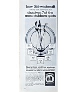 New dishwasher all spot free washing 1964 Vintage Print Ad - $14.46 CAD