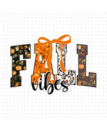 Retro Fall PNG, Fall Vibes PNG, Autumn Fall Shirt PNG, Coquette Fall Pum... - $2.50