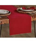 Bee and Willow Home Solid Red Table Runner 14&quot; x 90&quot; NWT - $10.57 CAD