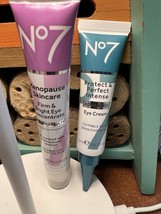 both No7 Menopause Skincare Firm &amp; Bright Cooling Eye Roller+ ADVANCED E... - $23.73