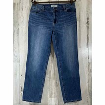 Chicos Platinum Jeans Size 2.5 Regular (34x29) Medium Wash Slightly Tape... - $29.67