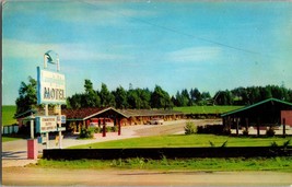 Vtg Postcard Lamplighter Motel, Center of Redwood Empire, Eureka, California - £4.59 GBP