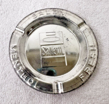 Vintage Salem Menthol Fresh Cigarette Pressed Tin Advertising Ashtray 3 ... - $9.41