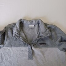 Columbia XL0359 Women's M Gray Benton Springs 1/2 Snap Fleece Pocket Sweatshirt image 11
