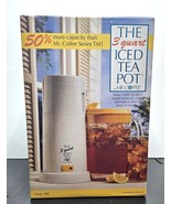 Mr. Coffee TM3, 3-Quart Iced Tea Pot Maker w/ Pitcher Vintage 1995 NEW - $95.79