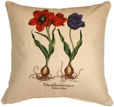 Tulips 20x20 Decorative Throw Pillow, Complete with Pillow Insert - £41.27 GBP
