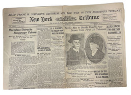 New York Tribune | March 1915 Newspaper - £21.75 GBP