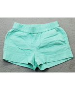 J.CREW Shorts Womens Size 00 Blue Stretch 4&quot; Inseam Mid Rise Regular Fit... - $33.57 CAD