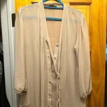 Made in Italy Cream Tunic Size L - $19.64