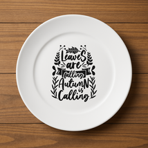 Leaves Are Falling Plate - $14.98+