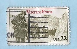 US Postage Stamp Used - 22c Veterans of Korea (1985) Scott # 2152 - £1.95 GBP
