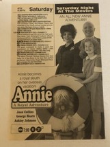 Annie Tv Guide Vintage Print Ad Ashley Johnson Joan Collins Tpa13 - $5.93