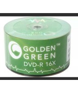 GoldenGreen 16x 4.7GB Logo Top DVD-R Blank Media - 50 Packs Disc - $24.68 CAD
