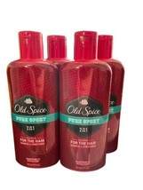 (4) Old Spice Pure Sport 2in1 Shampoo And Conditioner 12 oz New - £46.28 GBP
