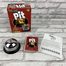 Deluxe PIT Card Game w/ Bell ~ Corner the Market Stock Trade ~ Family Pa... - $14.42
