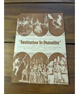Invitation To Paradise The Polynesian Cultural Center Brochure - $276.80 MXN