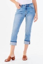 Dear John Denim blaire cuffed slim straight leg jeans for women - size 25 - £53.22 GBP