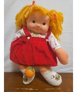 Hip Yick 1984 Fruit Kids Doll Rubber Plastic Face Toy Blonde Vintage 1984 - $368.83 MXN