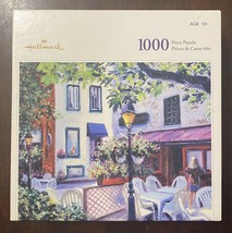 Hallmark 1000 Piece Jigsaw Puzzle ~ Courtyard Café Terrace - $13.22